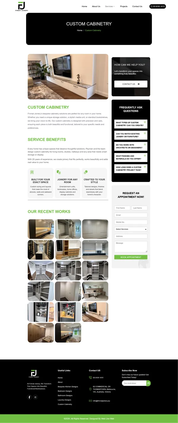 finmatjoinery_services_custom_cabinetry